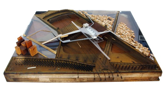 Model made from a piano soundboard!!!